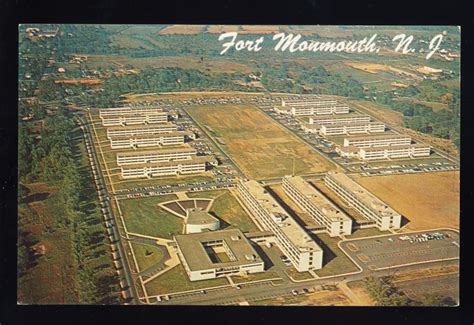 Fort Monmouth, New Jersey/NJ Postcard, Aerial, Meyer Hall, US Army Signal School | United States ...