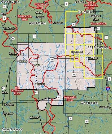 Risk Map - Tallahatchie County