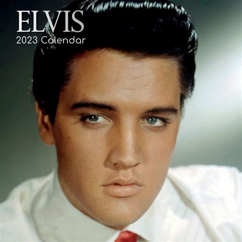 Elvis – 2023 Square Wall Calendar 16 Months Planner Christmas New Year Gift – Zmart Australia