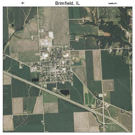 Aerial Photography Map of Brimfield, IL Illinois