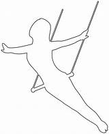 Shape Of Trapeze Artist  Free Printable Papercraft Templates sketch template