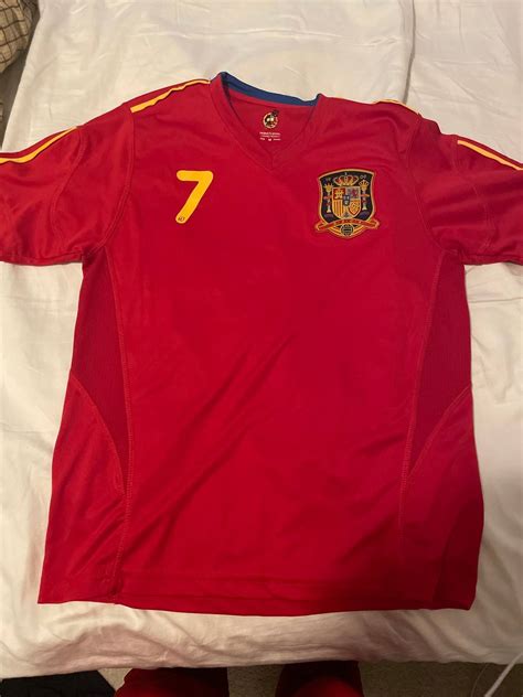 Adidas Old school David villa spain jersey | Grailed