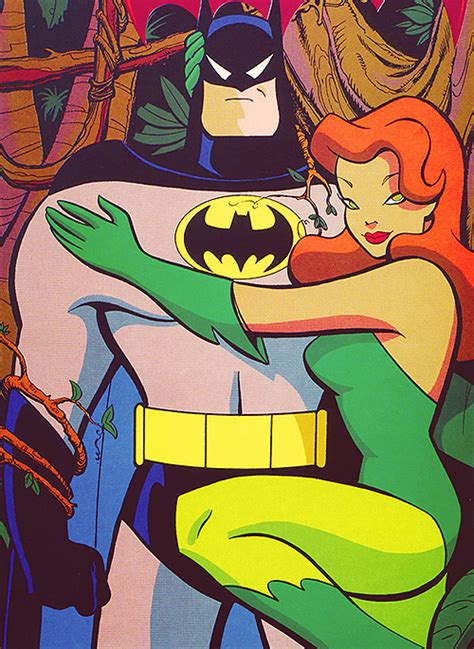 Batman & Poison Ivy from the animated series | Poison ivy batman, Batman art, Batman the ...