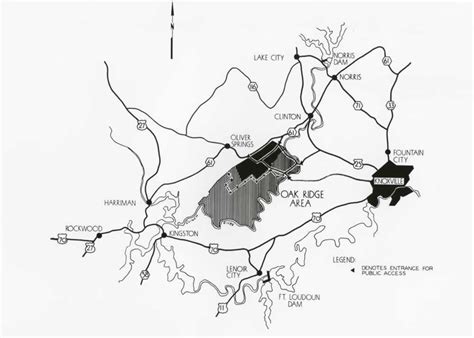 Map Of Oak Ridge Tennessee | secretmuseum