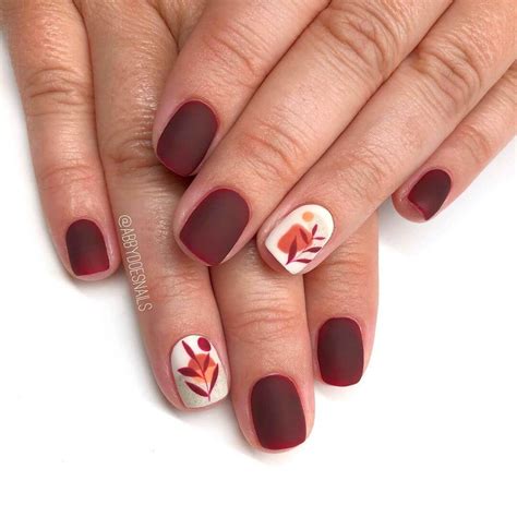 maroon-nail-art-designs-4 - K4 Fashion