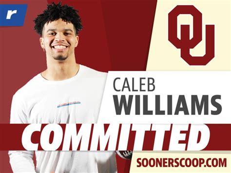 5-star QB Caleb Williams announces his commitment to the Oklahoma Sooners