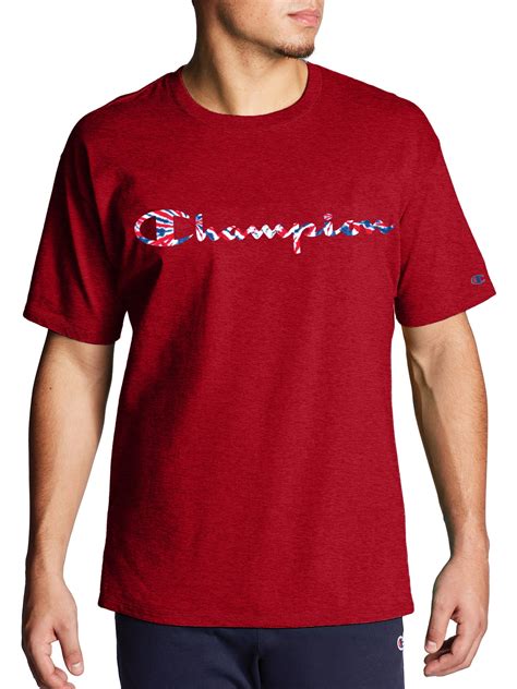 Champion Men's & Big Men's Patriotic 4th of July Olympic Script Graphic ...