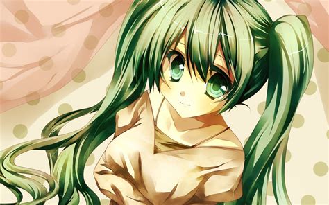 Anime Green Girl Wallpapers - Wallpaper Cave