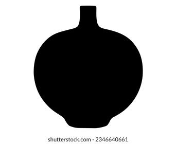 Vase Silhouette Vector Art Decoration Stock Vector (Royalty Free) 2346640661 | Shutterstock