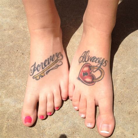 Sisters tattoo! "Forever & Always" | Tattoos, Friend tattoos, Matching ...