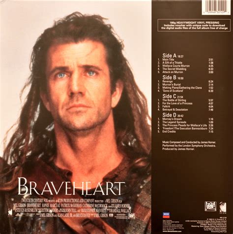 Braveheart (original motion picture soundtrack) de James Horner ...