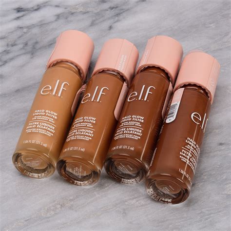 elf Halo Glow Liquid Filter • Highlighter Review & Swatches