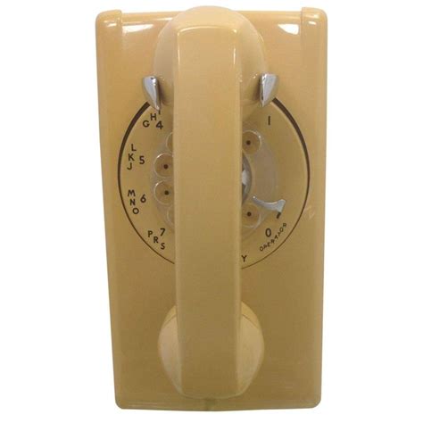 1973 Harvest Gold Wall Phone Rotary Dial | Wall phone, Gold walls, Phone