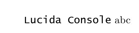 Lucida Console font - TeX - LaTeX Stack Exchange