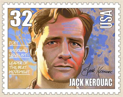 ArtStation - Jack Kerouac USPS Postage Stamp