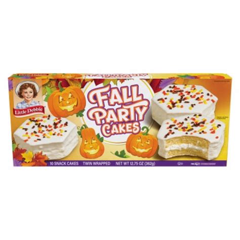 Little Debbie® Vanilla Fall Party Cakes, 10 ct - Kroger