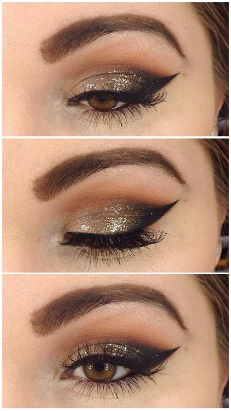 .cat eye #makeup #beauty - hairnbeautyz | Gold eye makeup, Eye makeup ...