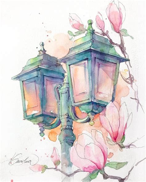 Pin by Emma Qady on Art (With images) | Watercolor illustration, Watercolor paintings tutorials ...