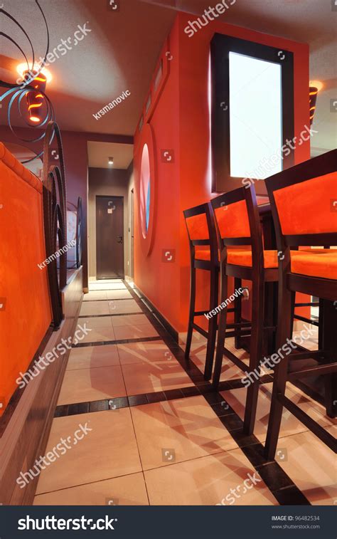 Interior Restaurant Modern Design Few Colors Stock Photo 96482534 | Shutterstock