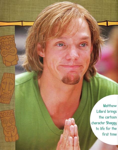 Matthew Lillard as Shaggy from the live action Scooby-Doo mlvie : r ...