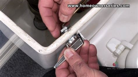 How to Fix a Toilet - Toilet Handle Replacement | Toilet handle, Toilet ...