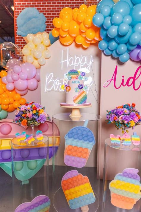 Kara's Party Ideas Pop It Themed Birthday Party | Kara's Party Ideas