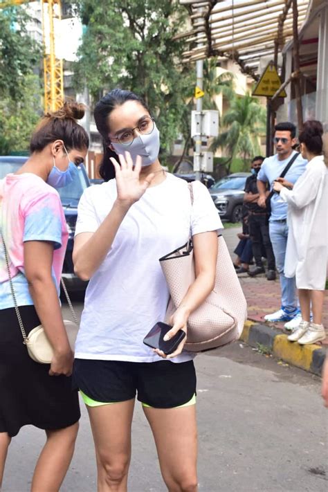 Shraddha Kapoor goes casual in white tee, rocks a high ponytail! - In ...