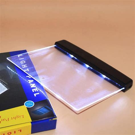 Book Light for Reading in Bed at Night Portable LED Flat Plate Lamp Eye Protection Bedroom ...