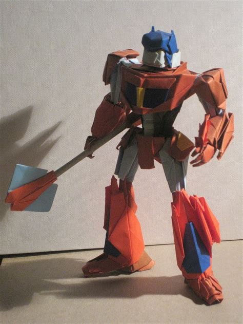 Optimus Prime_5 by origami RXMAN | Paper crafts diy kids, Paper crafts ...