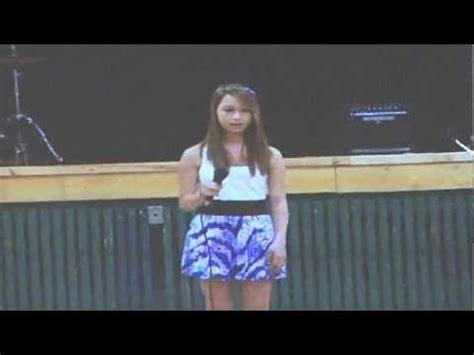 Amanda Todd Memorial (Nov 18, 2012) - Amanda Sang 'Someone's Watching ...