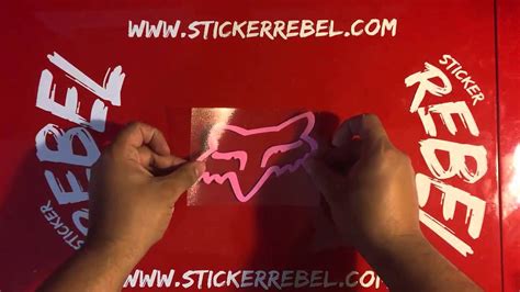 Fox Racing Stickers and Decals - YouTube