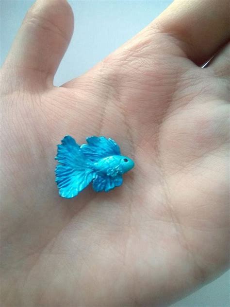 Miniature Betta Fish Miniature Fish Betta Fish - Etsy | Fish sculpture ...