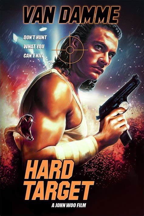 Hard target (1993) Jean Claude Van Damme, John Woo film | Кино, Фильмы, Плакат