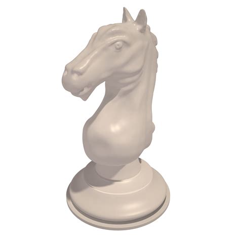 Chess figure knight 3D print model | CGTrader