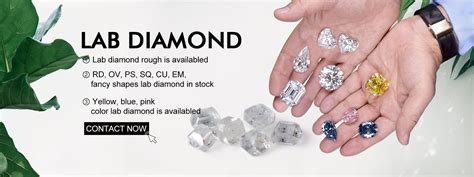 Lab grown diamonds hot selling wholesale man made manufactured diamond ...