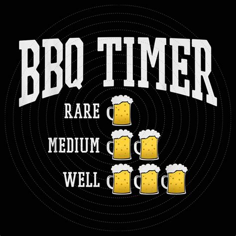 BBQ Timer Funny Grill Chef Grilling Cooking Beer Lover Gift | Etsy