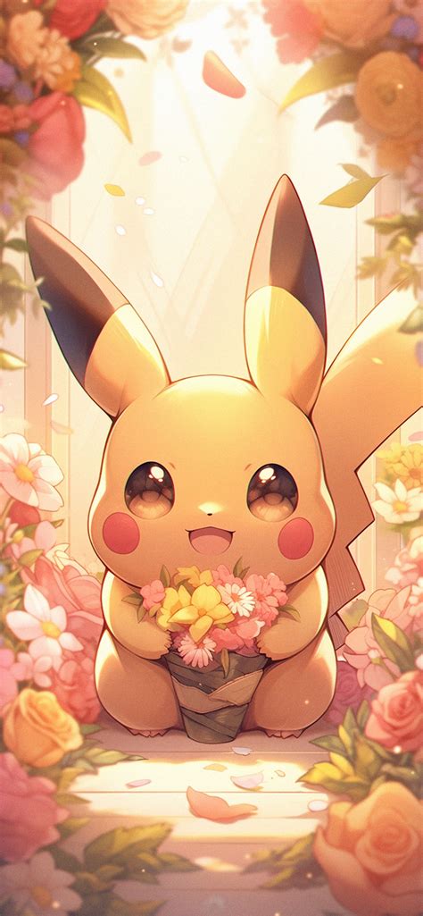 Cute Pikachu Pokemon Wallpaper - Cute Pikachu Wallpaper iPhone