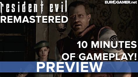 Resident Evil 1: Remastered - 10 minutes of gameplay! - Eurogamer ...