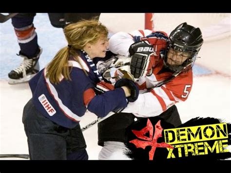 DemonXtreme | Women's Hockey Fights | - YouTube