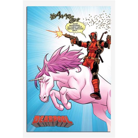 Deadpool Unicorn Poster | iPosters #iPosters #posters #homedecor # ...