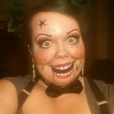 Ventriloquist dummy, puppet, Halloween makeup, costume | Halloween costumes makeup, Halloween ...