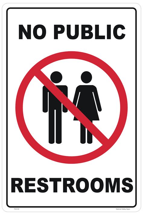 Toilet signs - Restroom signs - National Safety Signs - Australia