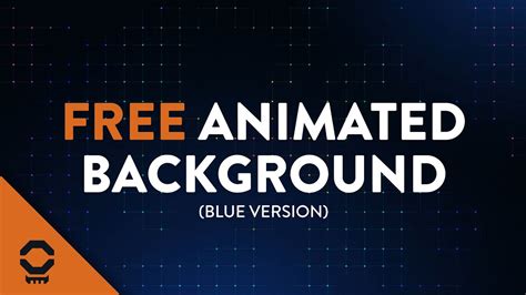 Free Looping Animated Background - Dark Blue Grid With Particles (Download in Description) - YouTube