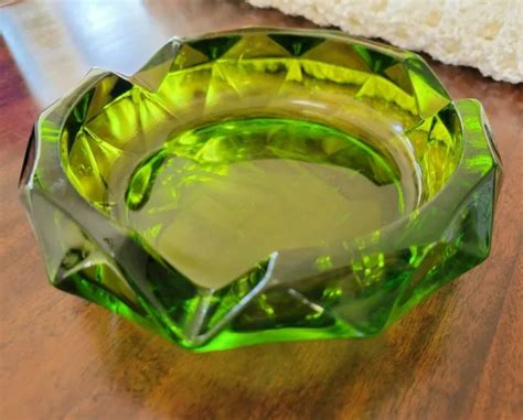 VINTAGE MID-CENTURY MODERN Glass Ashtray Made by Viking Glass in ...