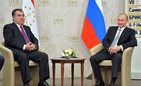 Meeting with President of Tajikistan Emomali Rahmon • President of Russia