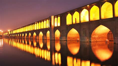 Wallpaper : Isfahan, Iran, bridges, night, light 2560x1440 - wallup ...