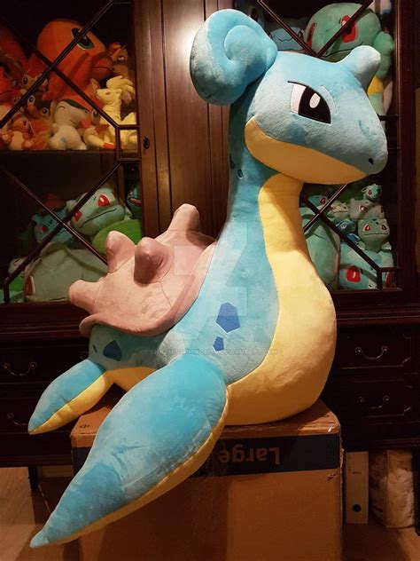 Pokemon Center jumbo-size Lapras Plush 2017 by CharmingChikorita on DeviantArt