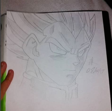 Vegeta (Pencil Sketch) by AgentWaddlez on DeviantArt