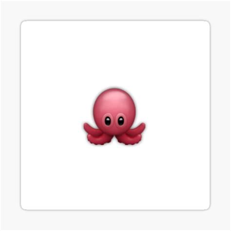 Octopus Emoji Stickers | Redbubble