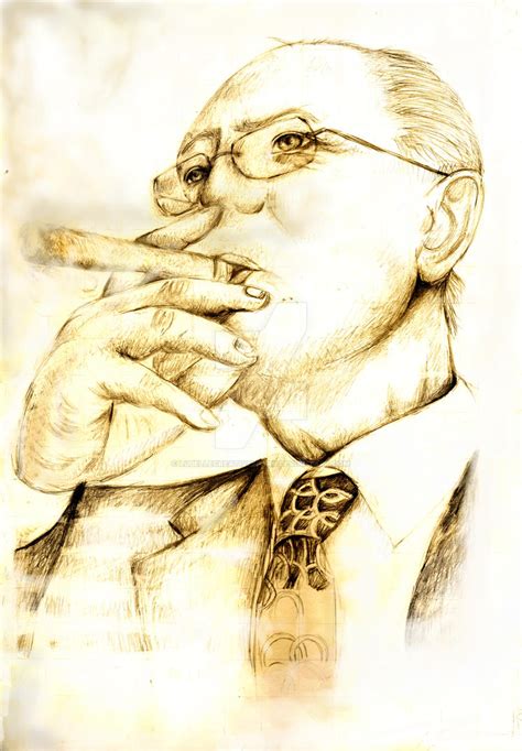 Man Smoking Cigar by LubelleCreativeSpark on DeviantArt